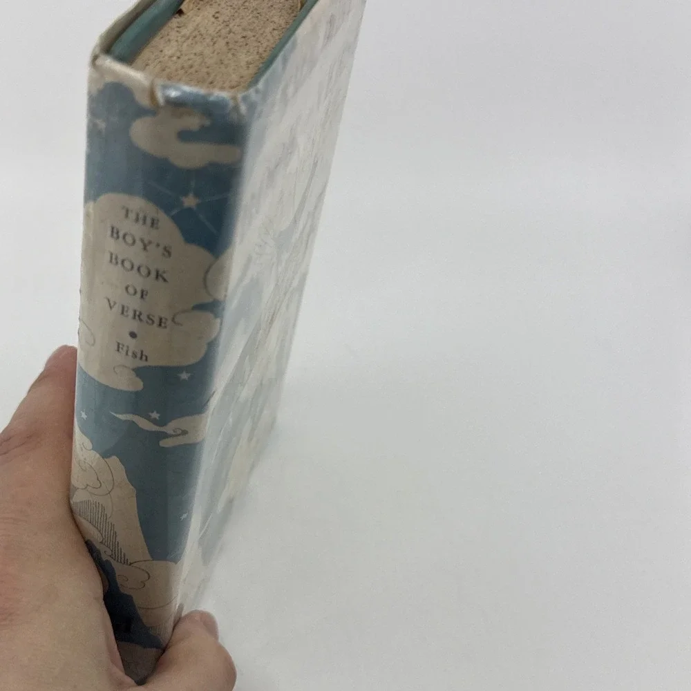 1950s Boys Poetry Book Helen Fish‎ Hardcover Pegasus Magical Mythical